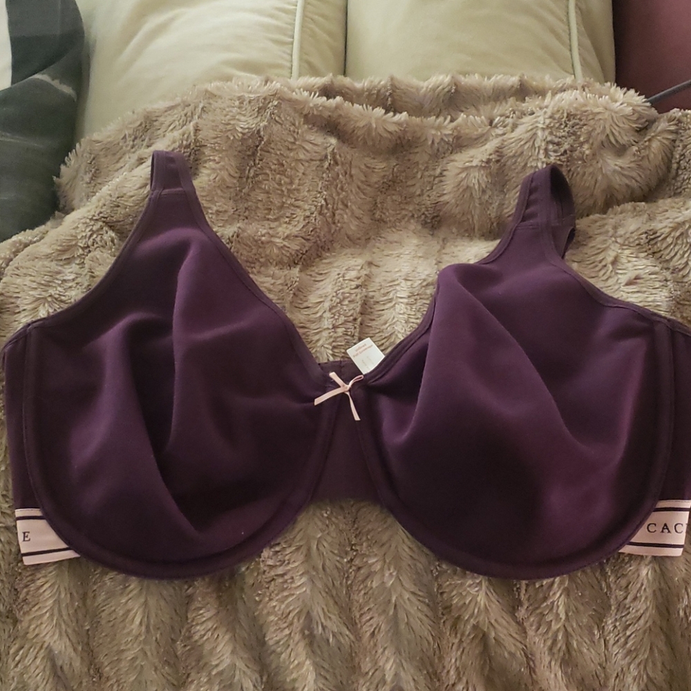 New Cacique Purple Minimizer 💜 Bra 40F